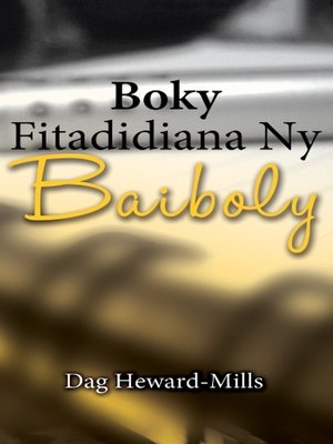 cover image of Boky Fitadidiana Ny Baiboly